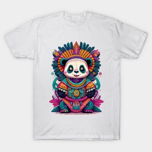 Panda in mayan style T-Shirt